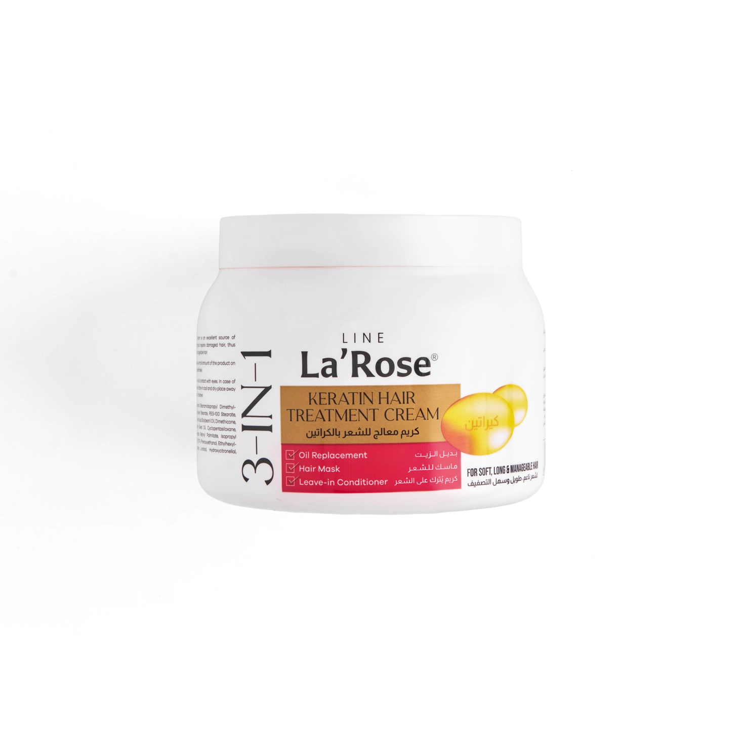 Keratin Hair Treatment Cream by LINE La Rose